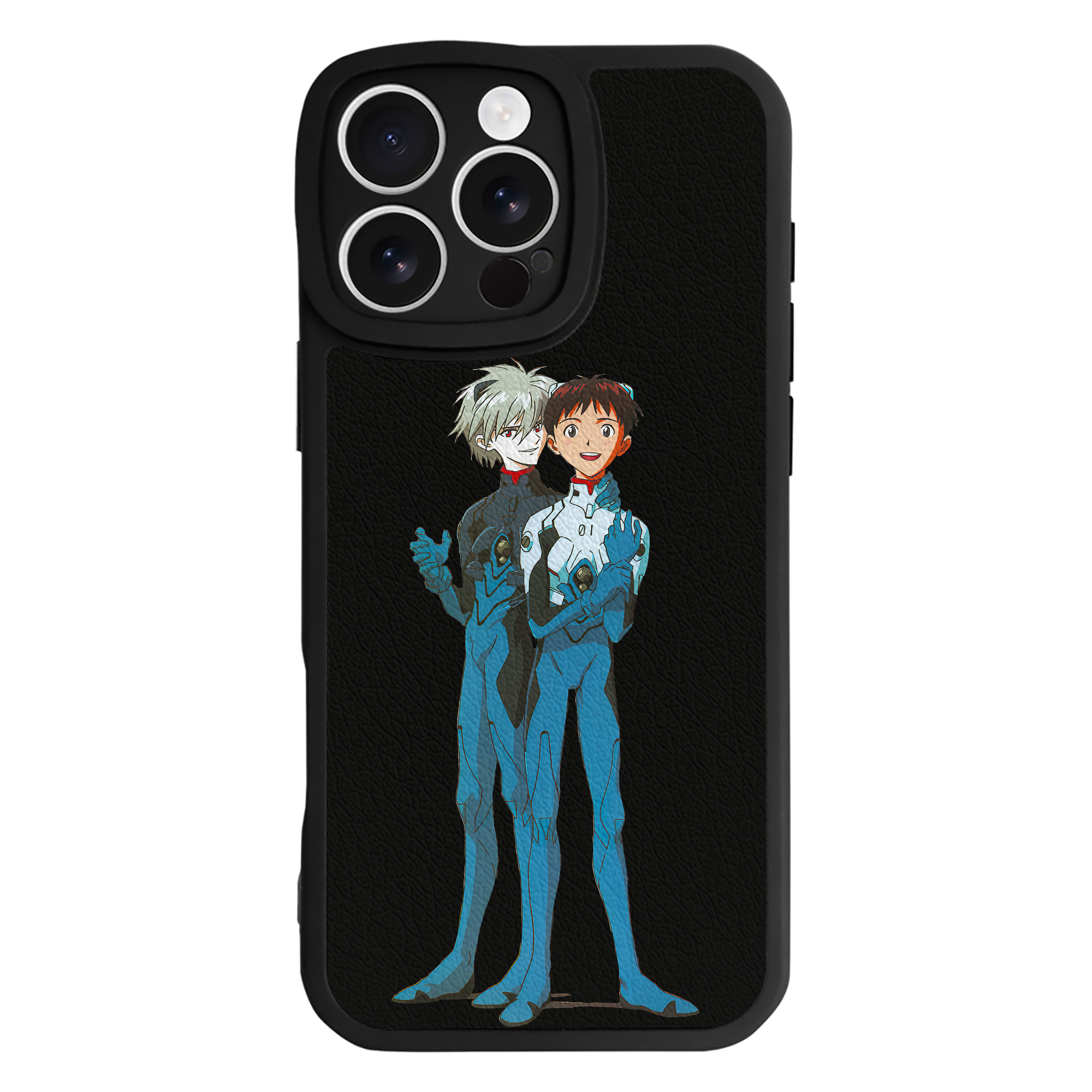 （画像用） EVA 新世紀エヴァンゲリオン 【iPhone 16シリーズ対応】シリコンスマホケース（レザー調） 材質：シリコン